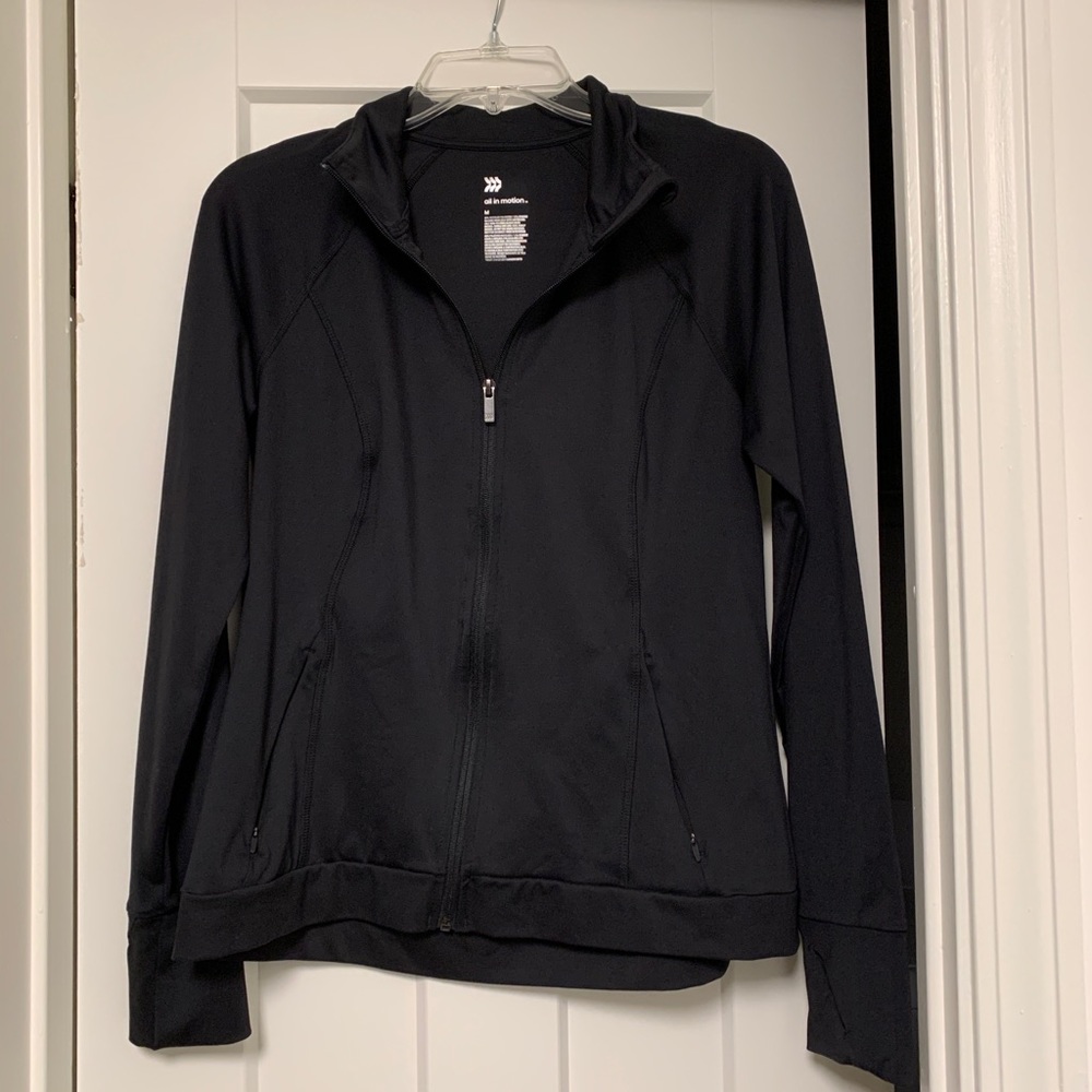 Women’s Zip Up Jacket- Black
